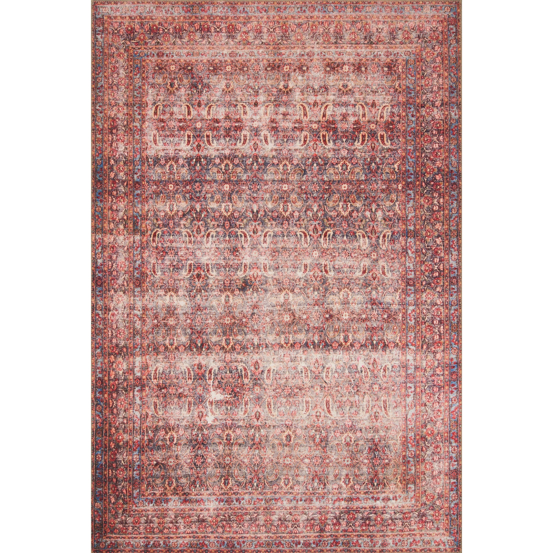 Loren Rug Loren Rug 05 | Eggplant / Crimson – Modern Komfort