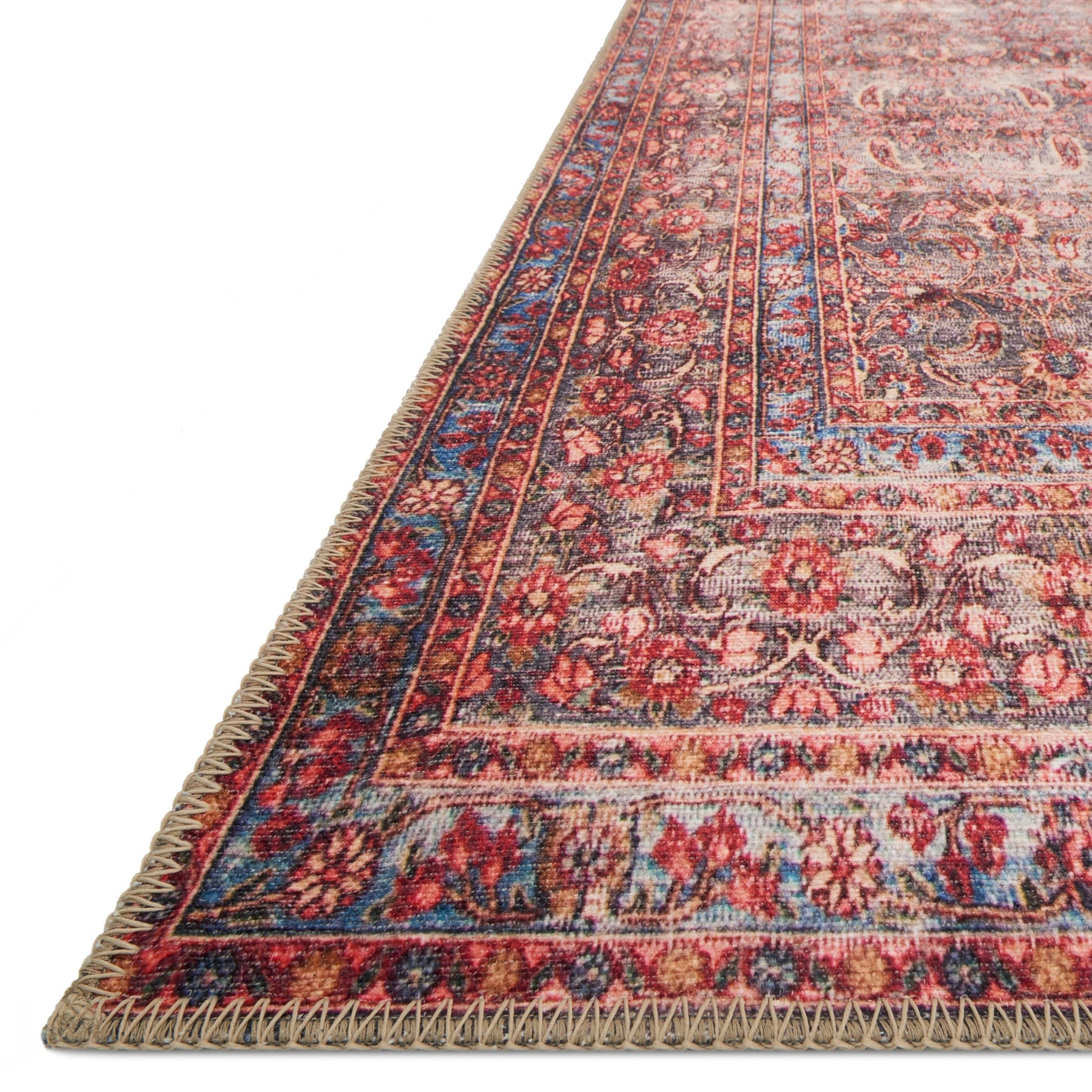 Loren Rug Loren Rug 05 | Eggplant / Crimson – Modern Komfort