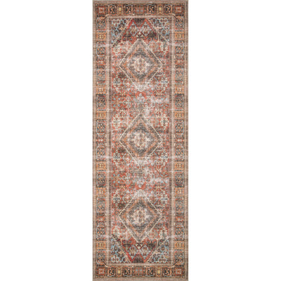 Loren Rug 13 | Brick / Midnight