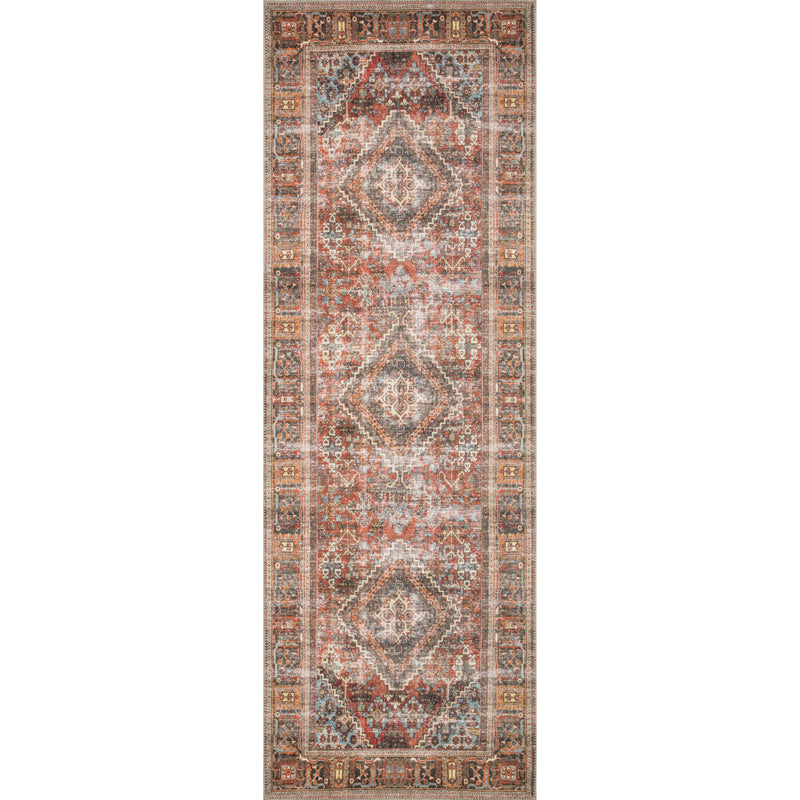 Loren Rug 13 | Brick / Midnight