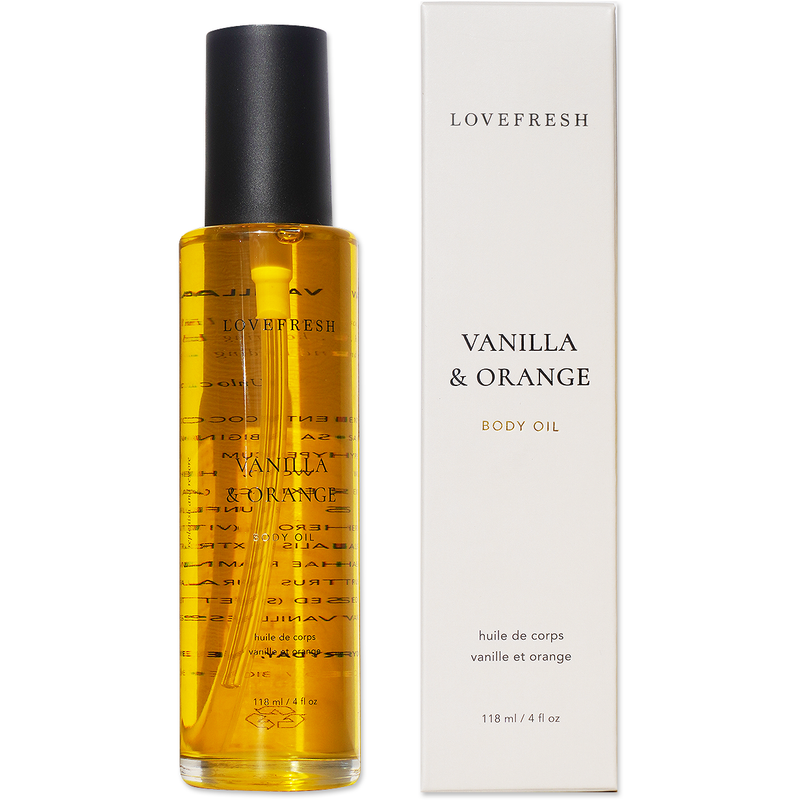 Lovefresh Body Oil | Vanilla & Orange