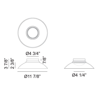 Luna LED  Flush Mount | Small