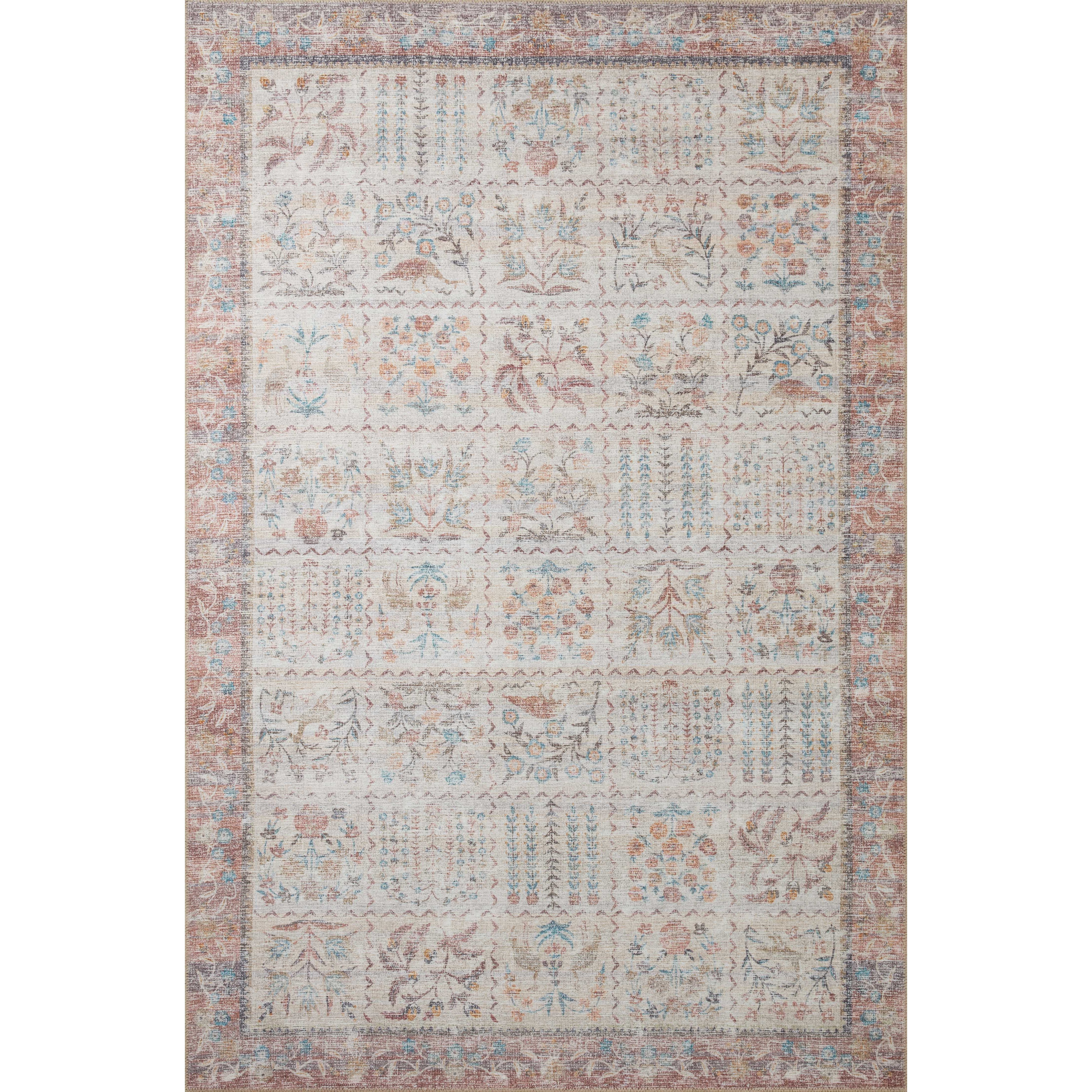 Maison Rug 08 | Rifle Paper Co. X Loloi | Gallerie Cream – Modern Komfort