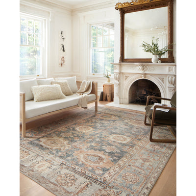 Margot Rug 03 | Ocean / Spice