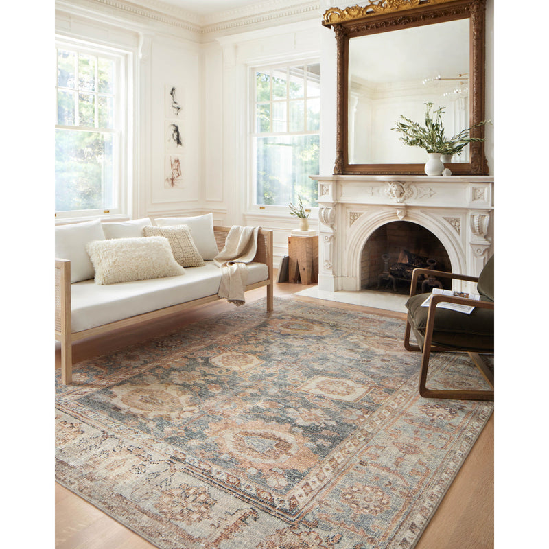 Margot Rug 03 | Ocean / Spice
