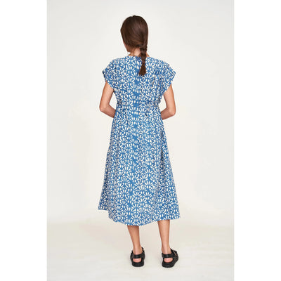 Korcula Dress | Trellis Indigo