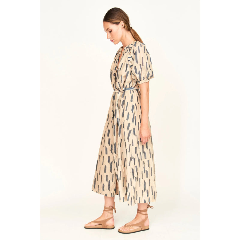 Somerset Dress | Parchment Rainfall