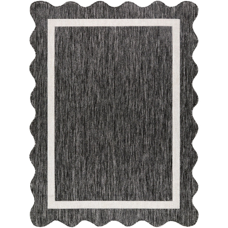 Miami Beach Rug 2319 | Black / Cream