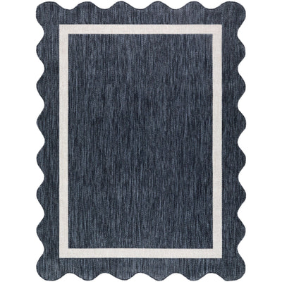 Miami Beach Rug 2320 | Dark Blue / Cream
