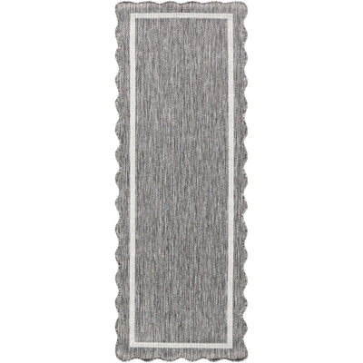 Miami Beach Rug 2322 | Charcoal / Cream