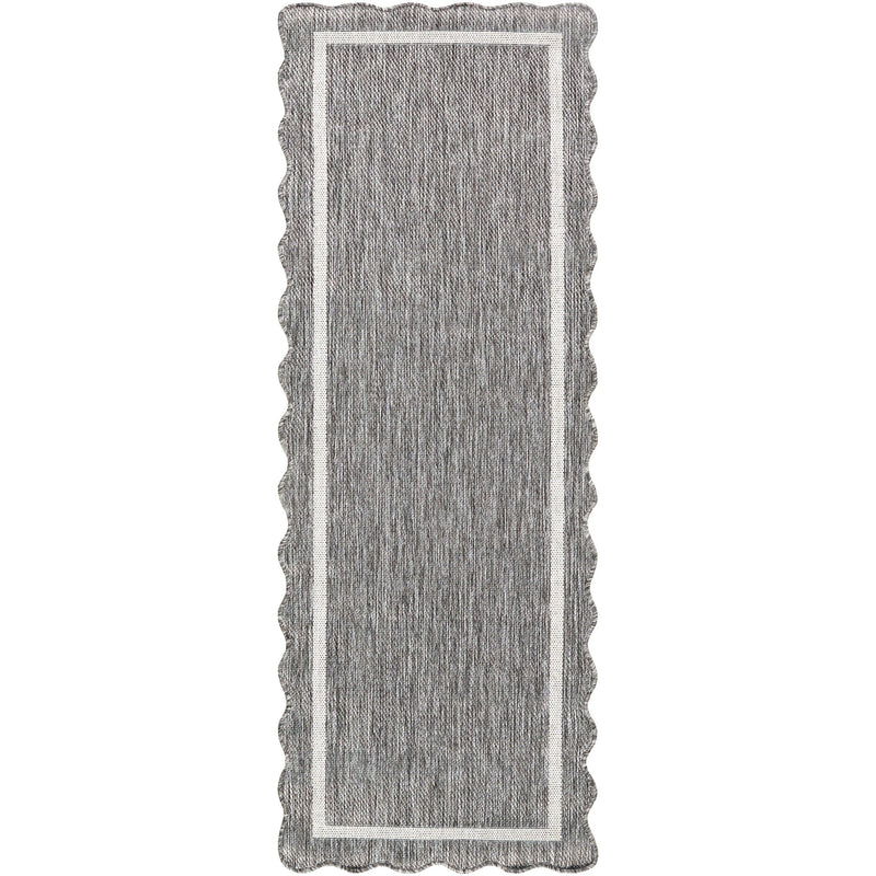 Miami Beach Rug 2322 | Charcoal / Cream