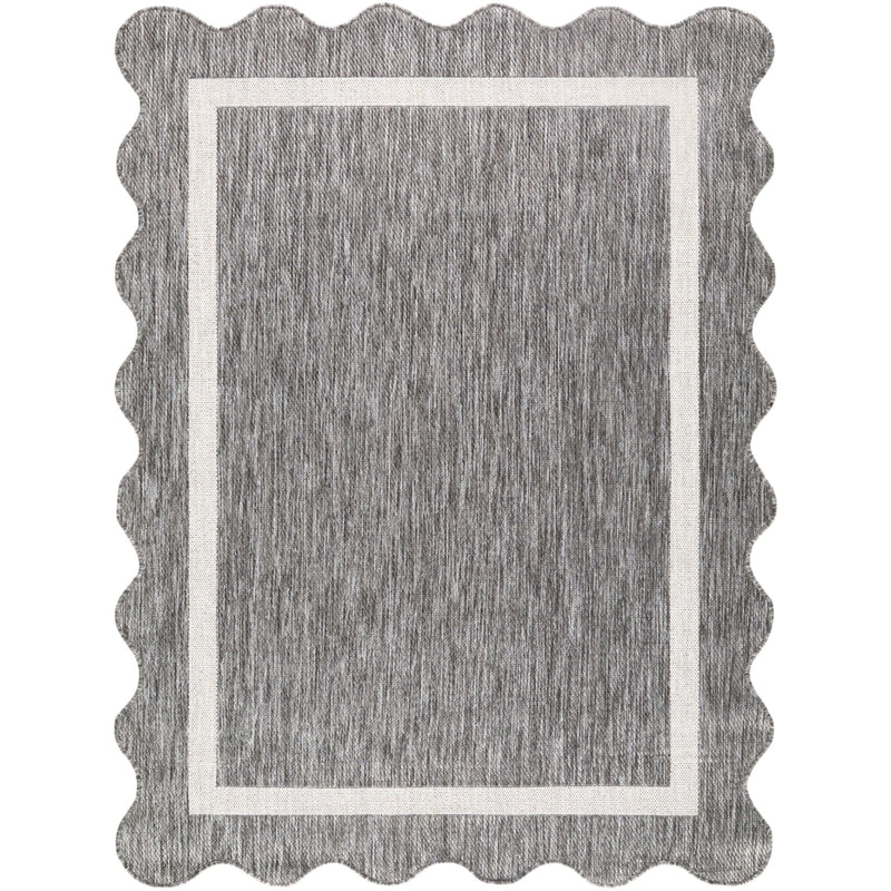 Miami Beach Rug 2322 | Charcoal / Cream