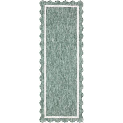 Miami Beach Rug 2326 | Medium Green / Cream