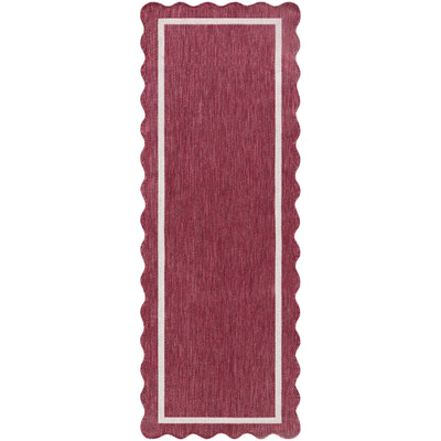 Miami Beach Rug 2328 | Burgundy / Cream