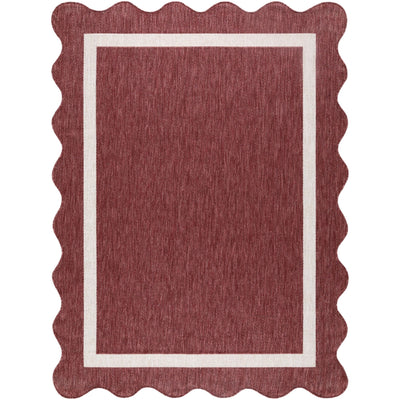 Miami Beach Rug 2328 | Burgundy / Cream