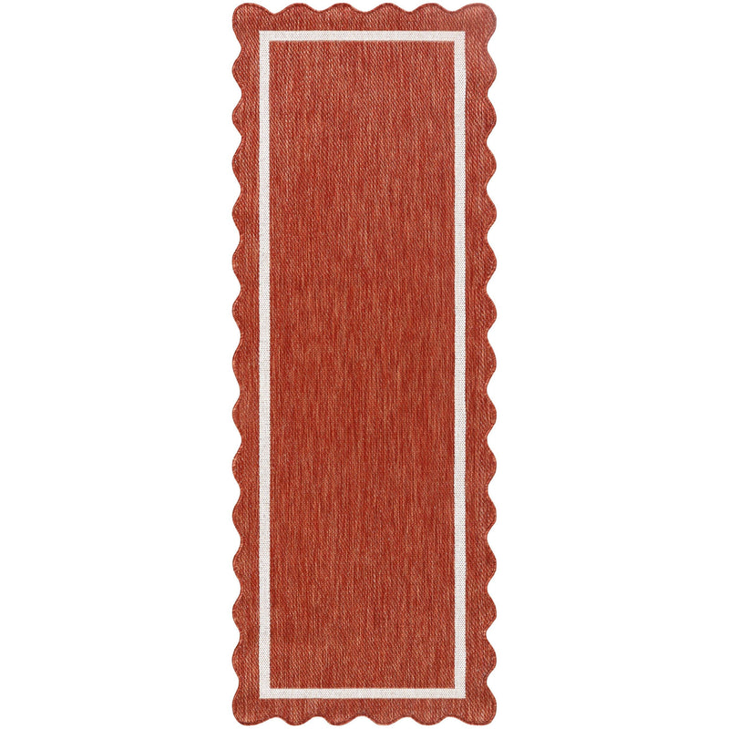 Miami Beach Rug 2329 | Rust / Cream