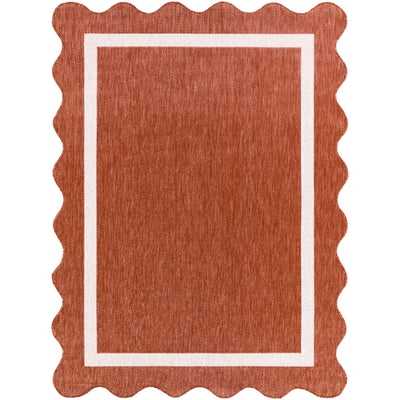 Miami Beach Rug 2329 | Rust / Cream