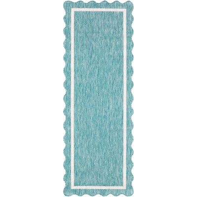 Miami Beach Rug 2330 | Aqua / Cream
