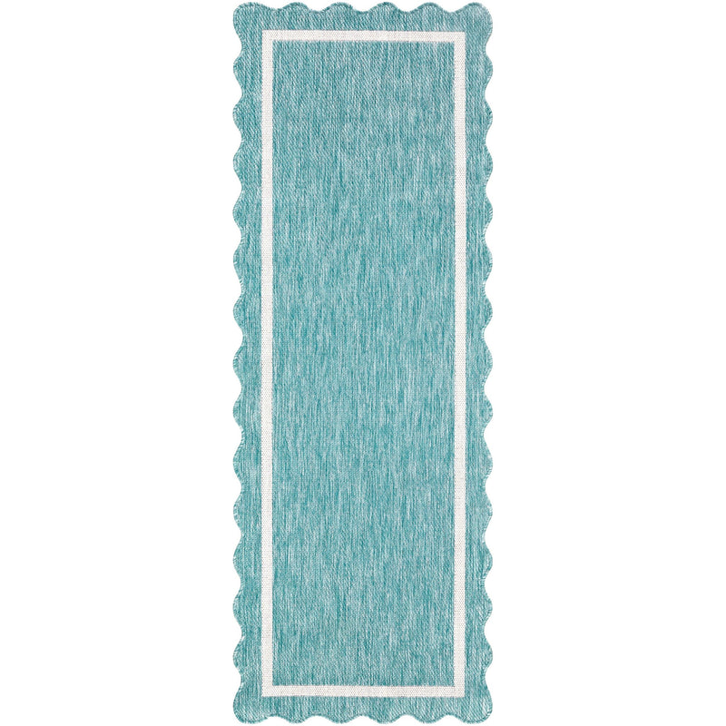 Miami Beach Rug 2330 | Aqua / Cream