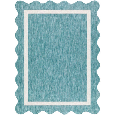 Miami Beach Rug 2330 | Aqua / Cream