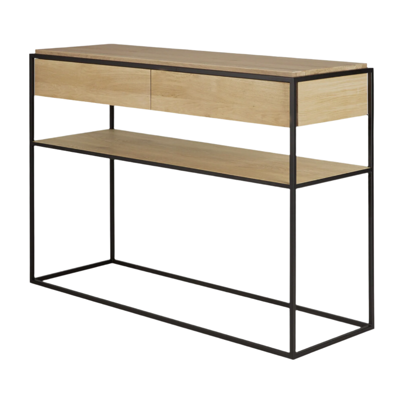 Monolit 49" Console Table | Natural Oak