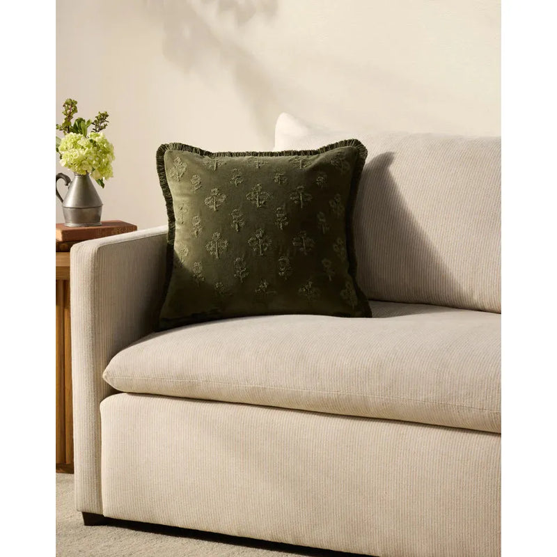 Fern Pillow | Olive