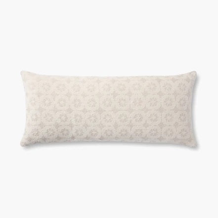 Ava Pillow | Magnolia Home by Joanna Gaines x Loloi | Ivory