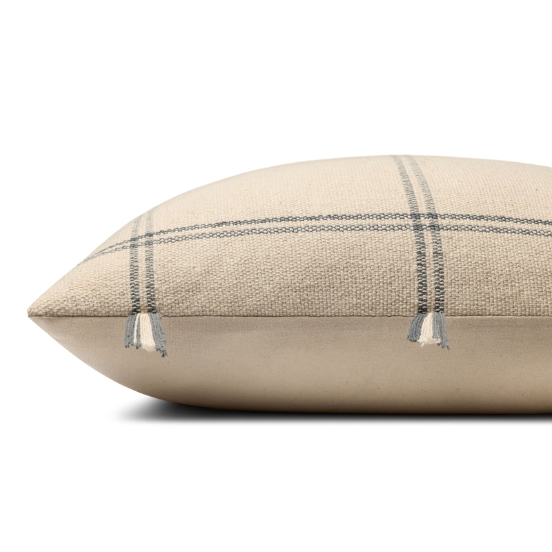 Lainey Pillow | Natural / Blue