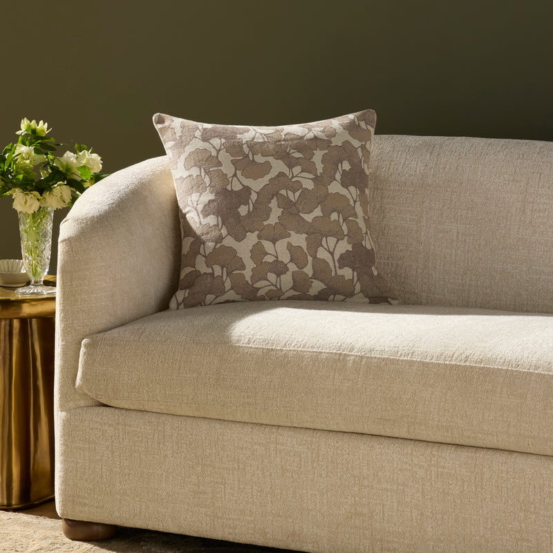 Fawn Pillow | Ivory / Silver