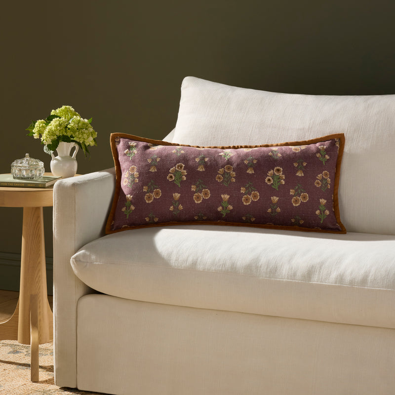 Posie Pillow | Wine / Multi