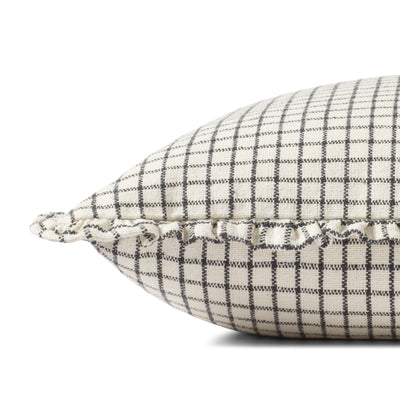 Dinah Pillow | Ivory / Black