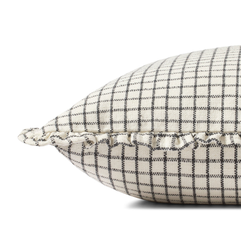 Dinah Pillow | Ivory / Black