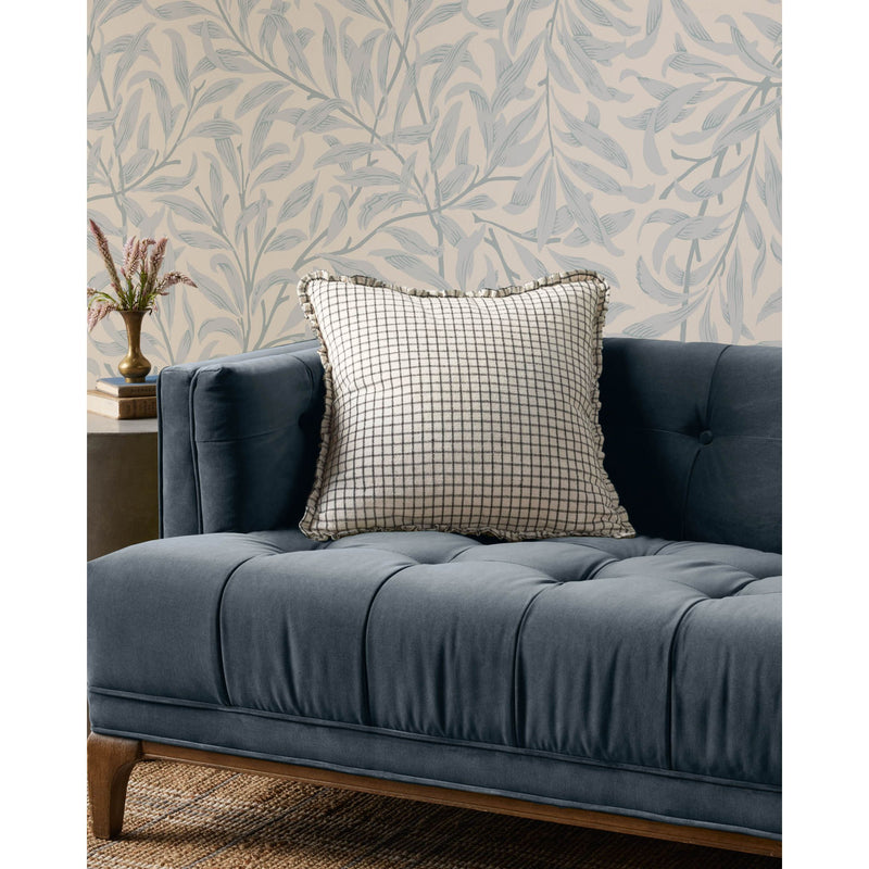 Dinah Pillow | Ivory / Black