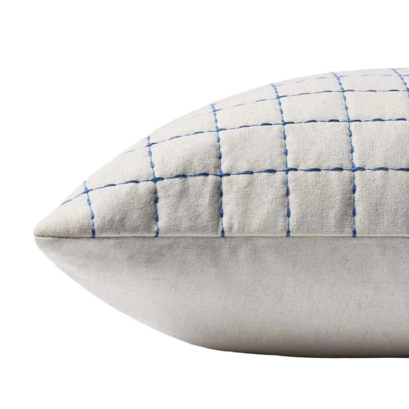 Hattie Pillow | Natural / Blue
