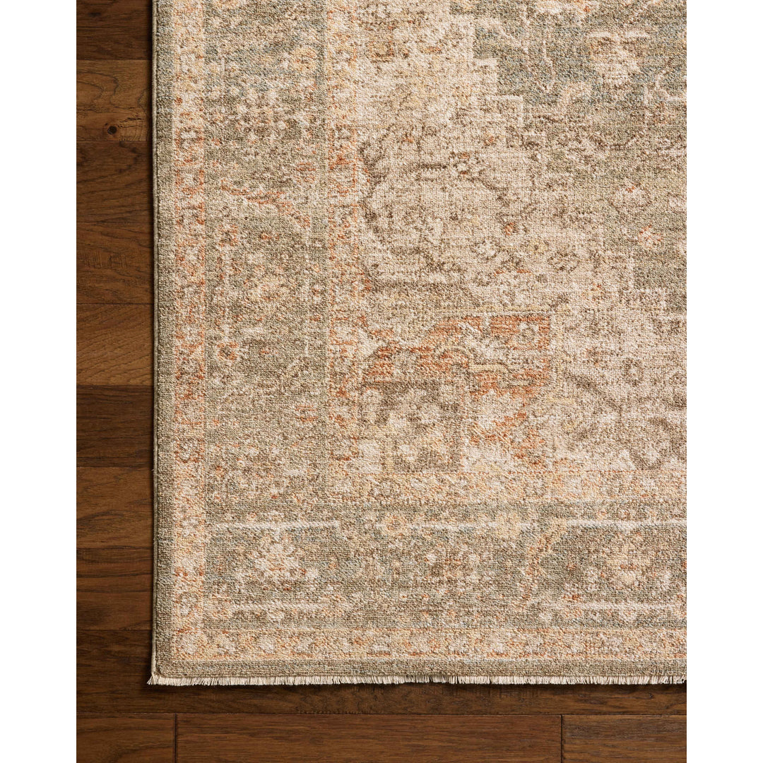 Palma Rug 08 | Chris Loves Julia × Loloi | Olive / Spice - Modern