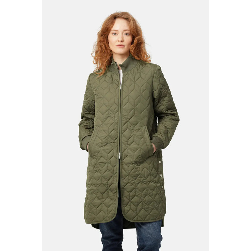 Padded Quilt Coat | Army