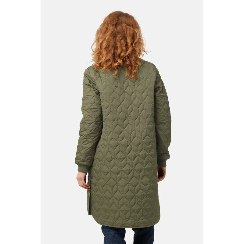 Padded Quilt Coat | Army