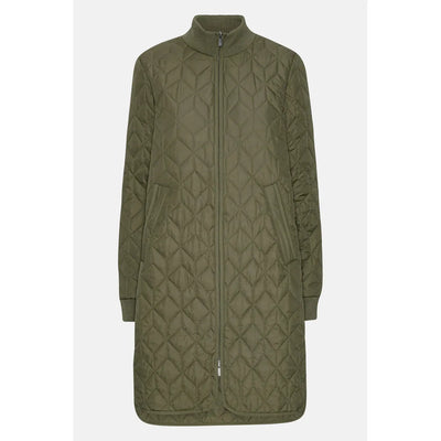 Padded Quilt Coat | Army