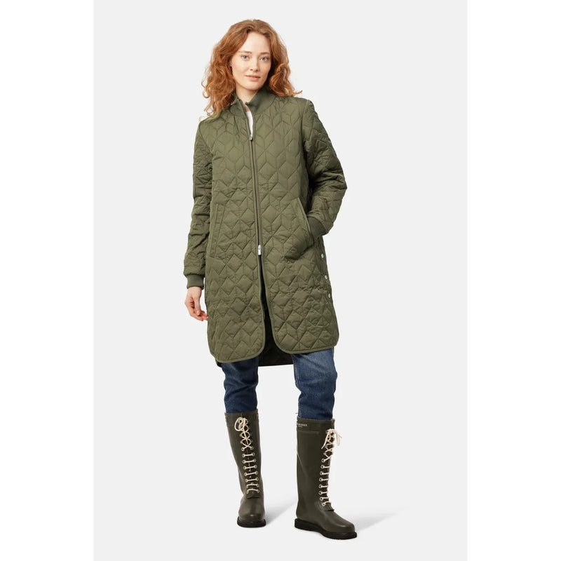 Padded Quilt Coat | Army