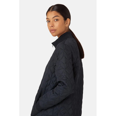 Padded Quilt Coat | Dark Indigo