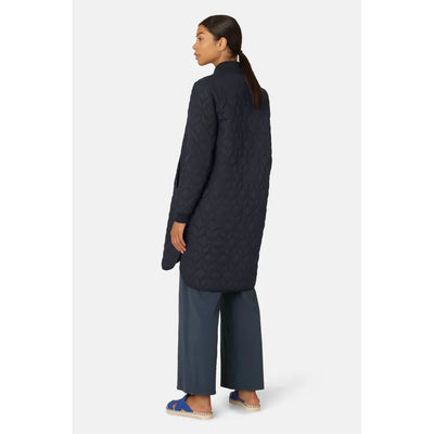 Padded Quilt Coat | Dark Indigo