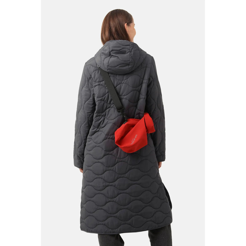 Long Quilted Coat | Asphalt