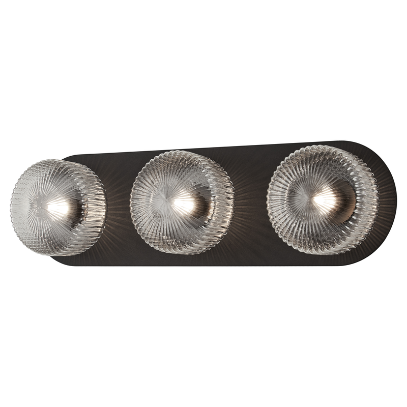Knobbel 3-Light Wall Sconce | Clear Glass