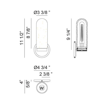 Capsula 11" Wall Sconce