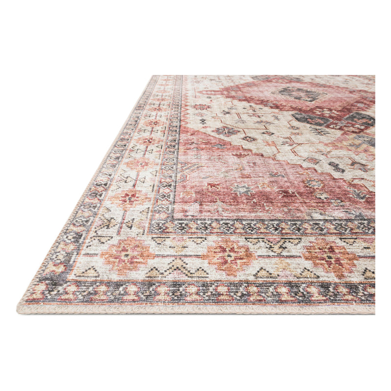 Skye Rug 02 | Ivory/Berry