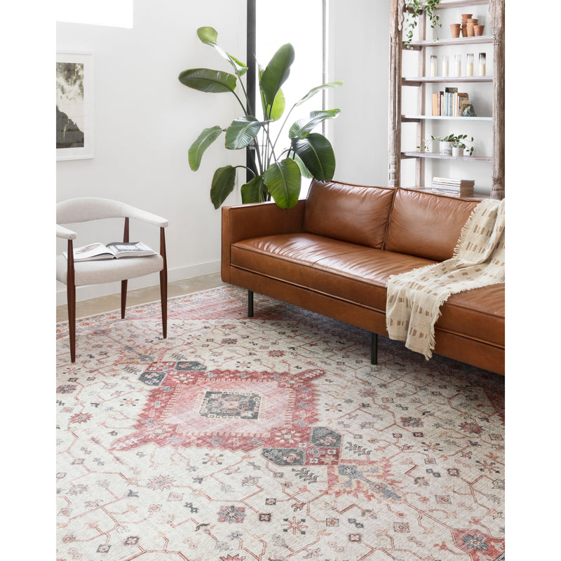 Skye Rug 02 | Ivory/Berry