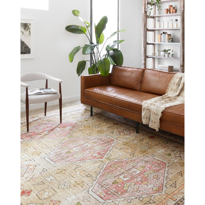 Skye Rug 04 | Gold/Blush