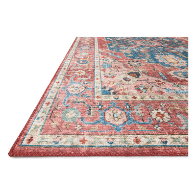 Skye Rug 05 | Brick/Ocean