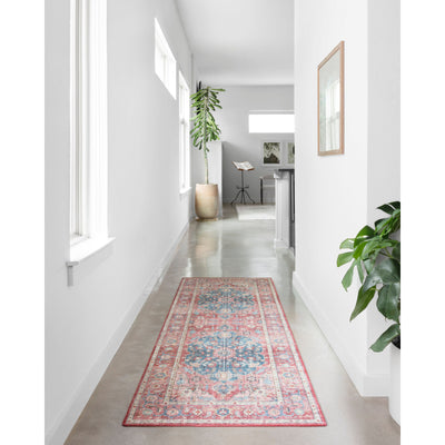 Skye Rug 05 | Brick/Ocean