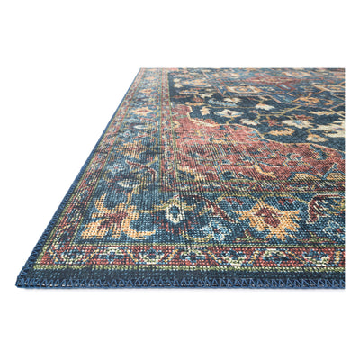 Skye Rug 08 | Denim/Brick